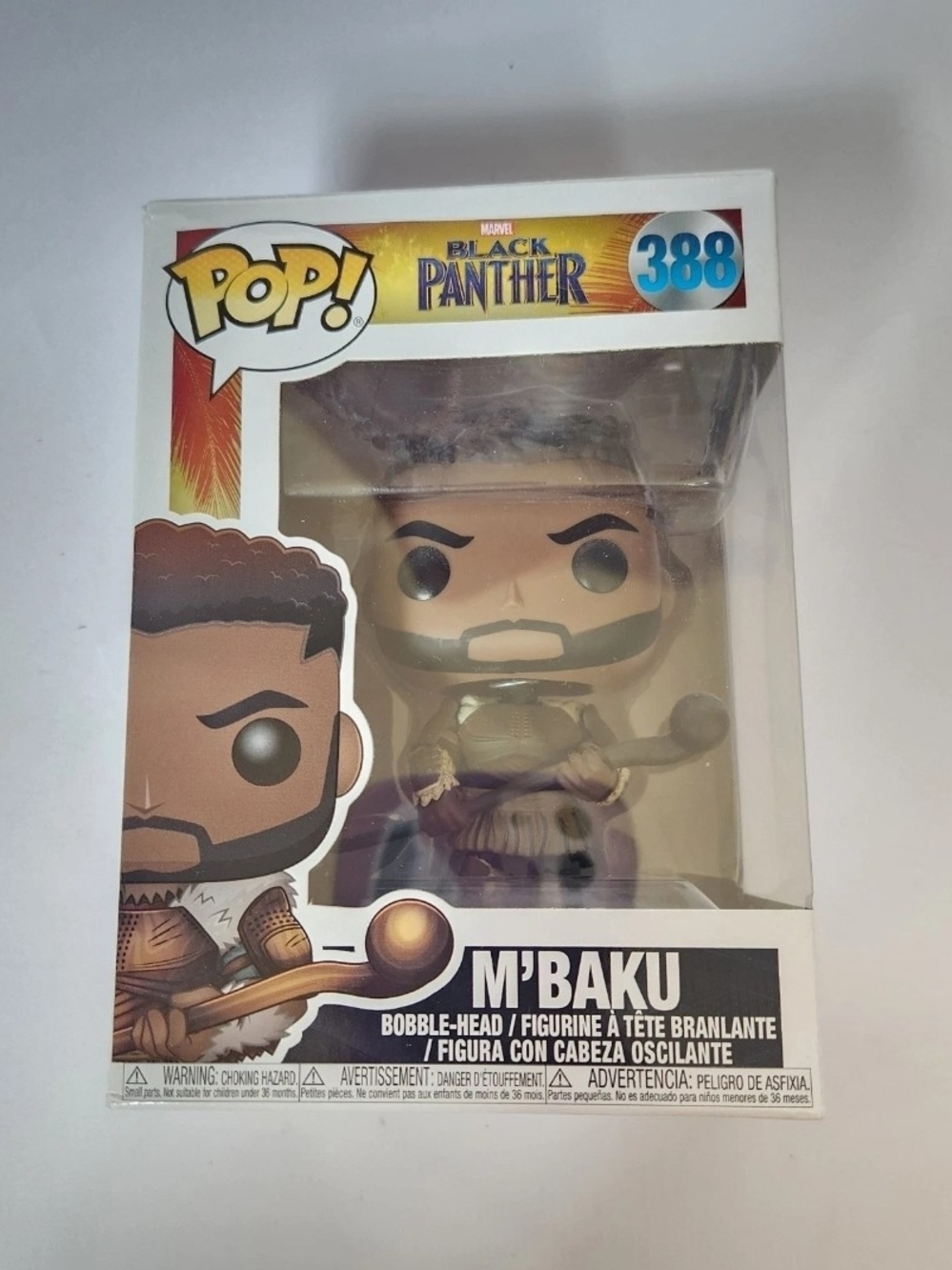 Funko Pop! Vinyl: Marvel - M'Baku #388 Black Panther Open Box Bobble-head